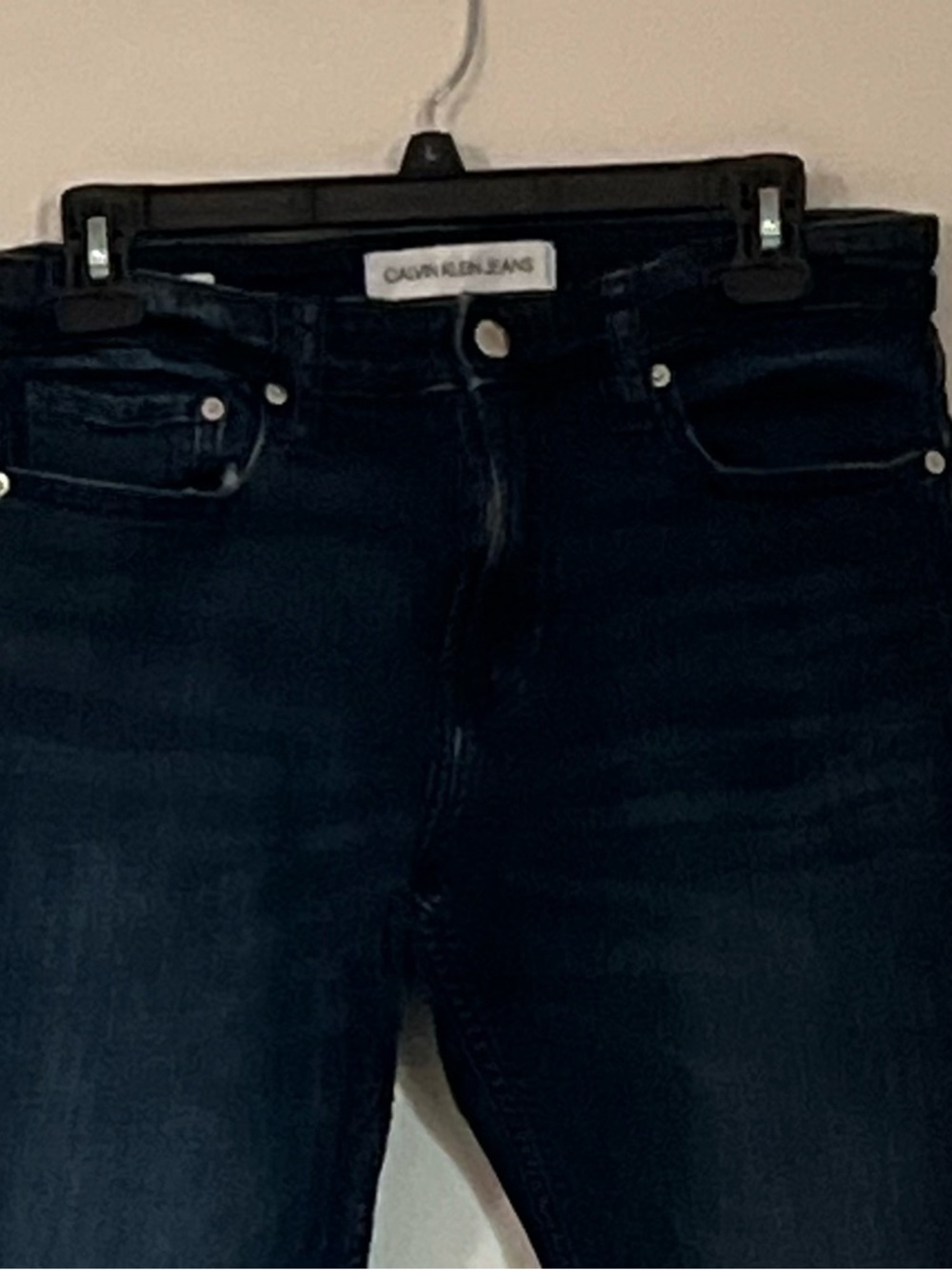 Calvin Klein Men’s Dark Wash‎ Slim Straight Jeans, Size 30 - Picture 5 of 11